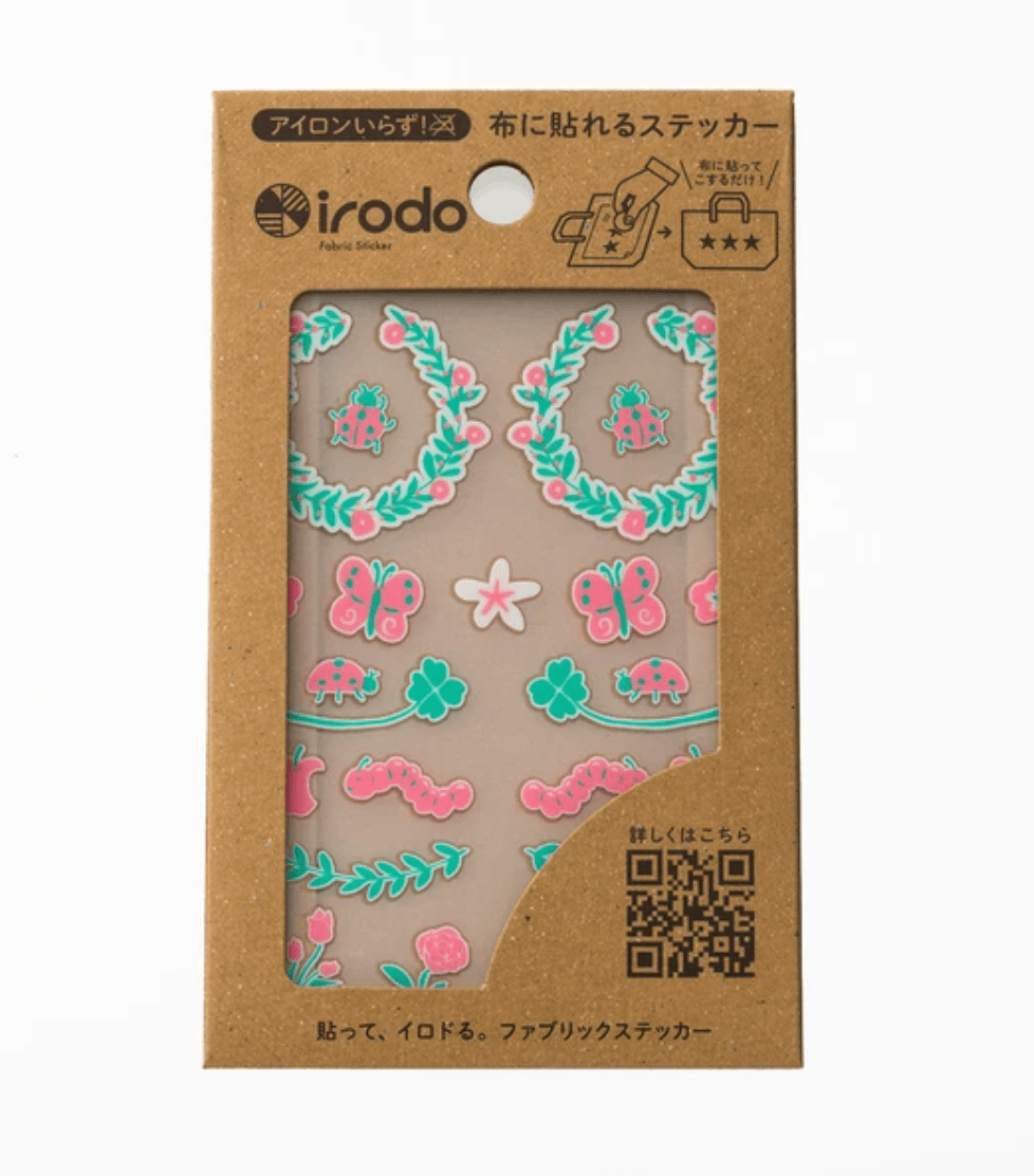 Fabric Sticker Set Bugs / irodo