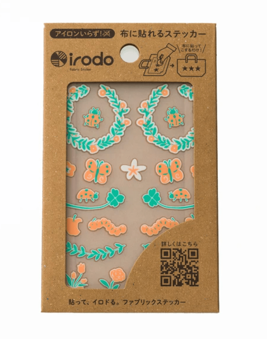 Fabric Sticker Set Bugs / irodo