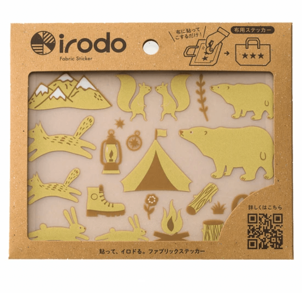 Fabric Sticker Set Camp / irodo