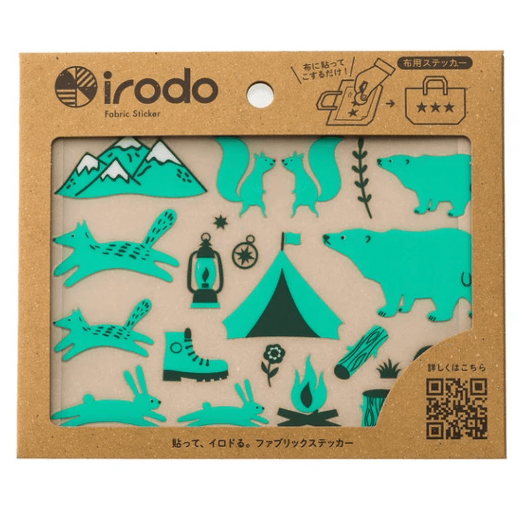 Fabric Sticker Set Camp / irodo