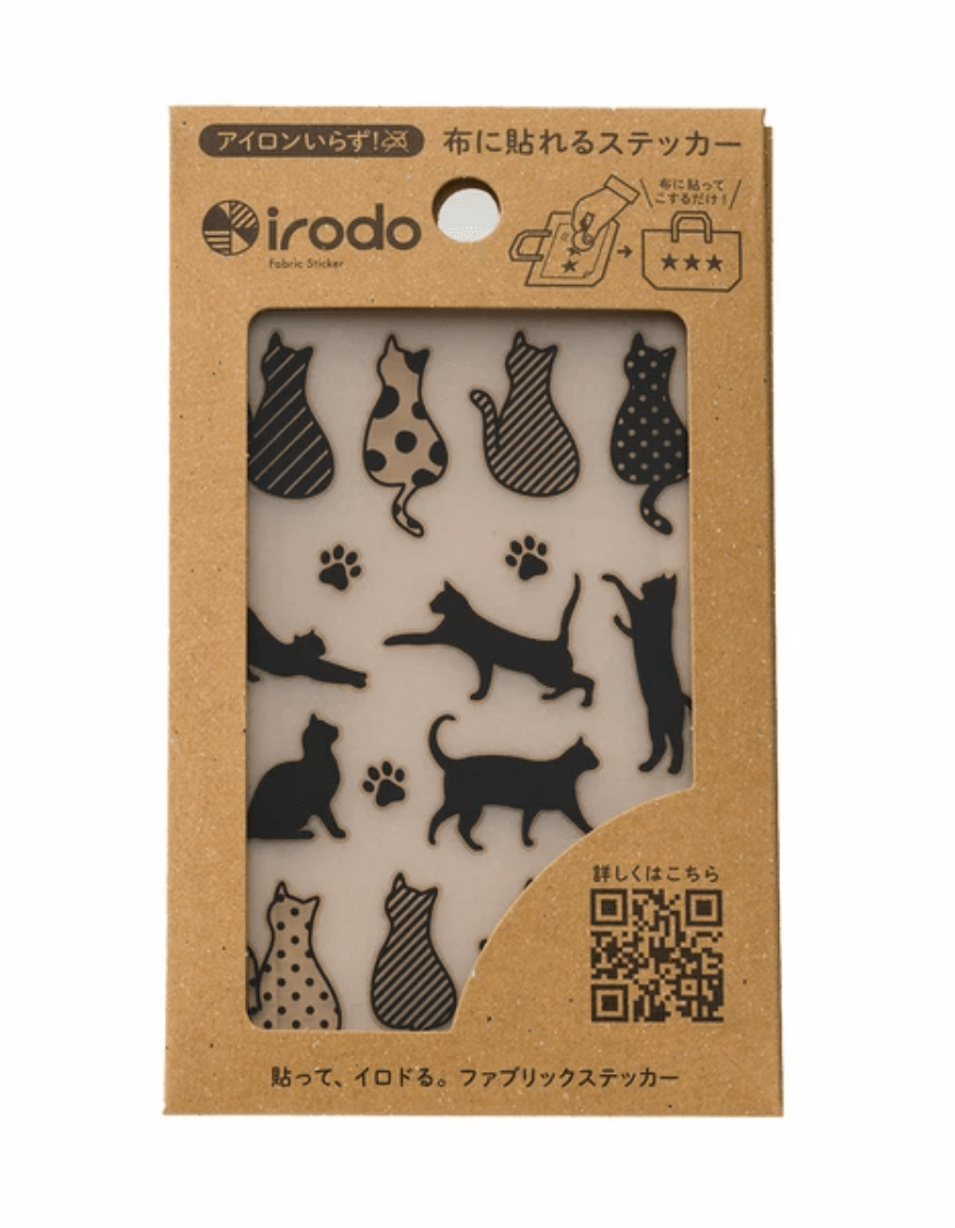 Fabric Sticker Set Cat 1 / irodo