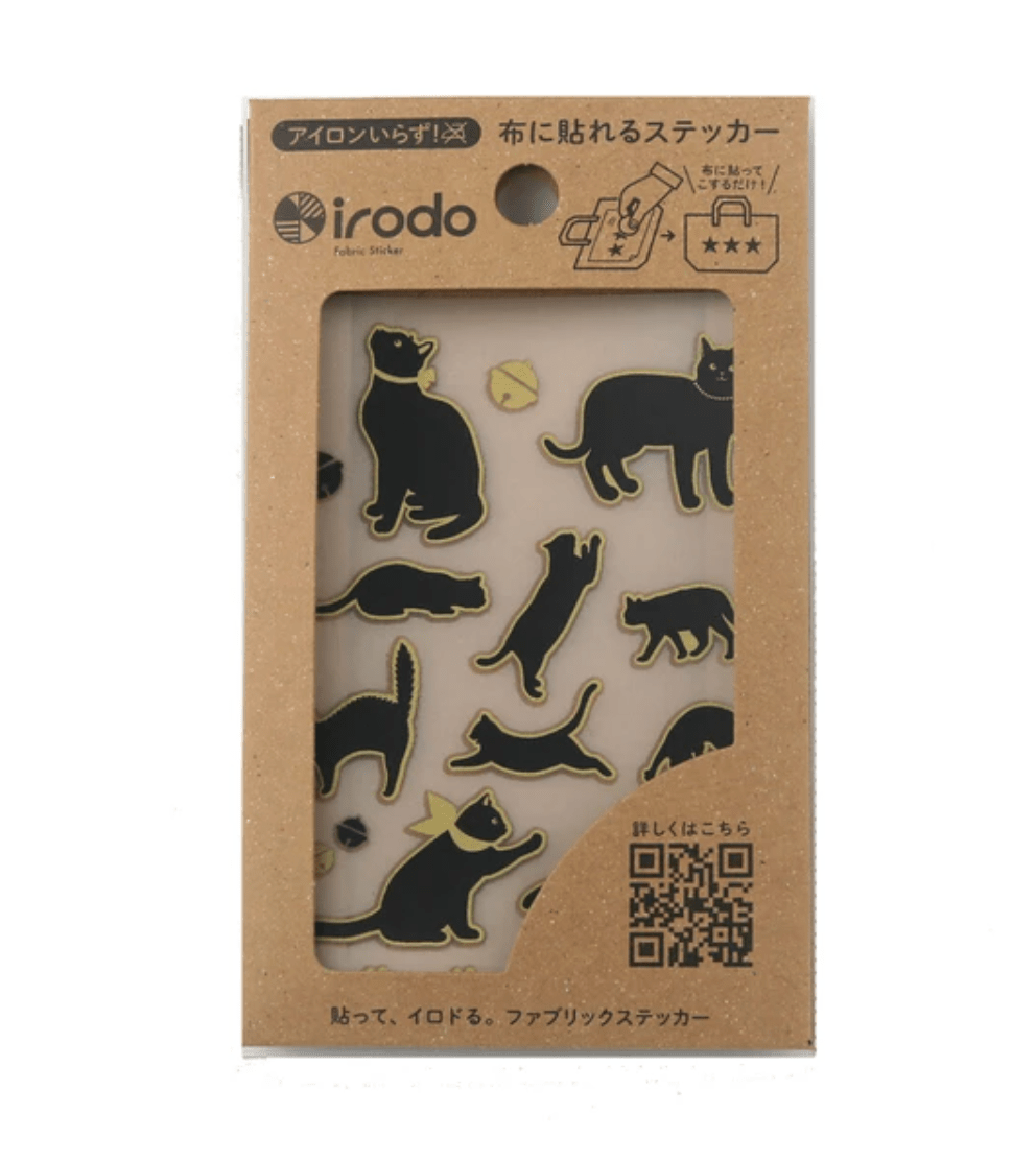 Fabric Sticker Set Cat 2 / irodo