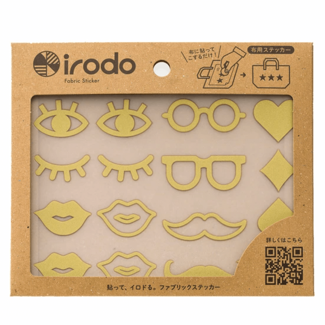 Fabric Sticker Set Face / irodo
