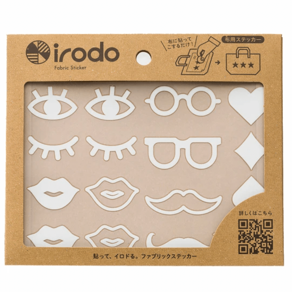 Fabric Sticker Set Face / irodo