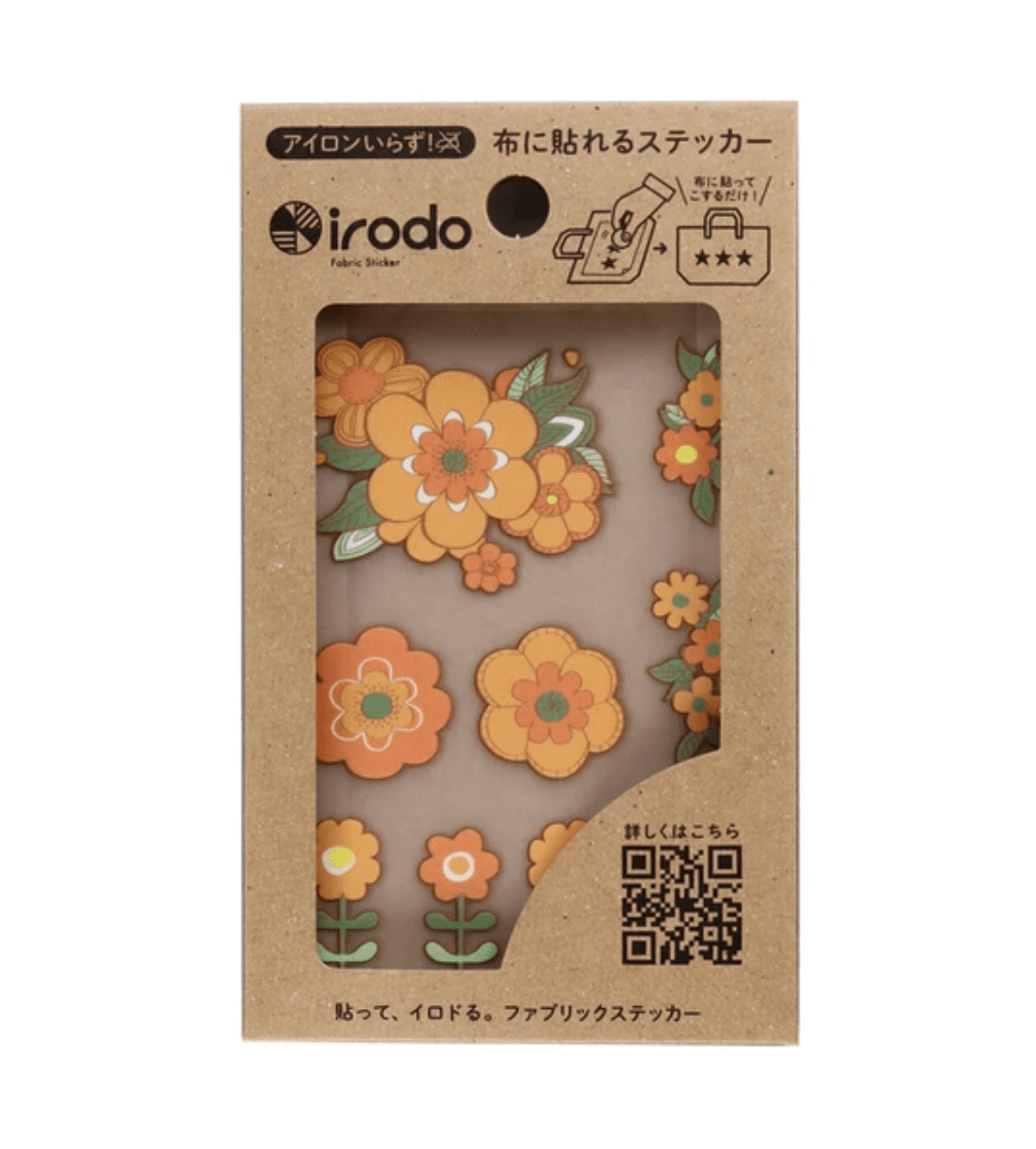 Fabric Sticker Set Flower / irodo