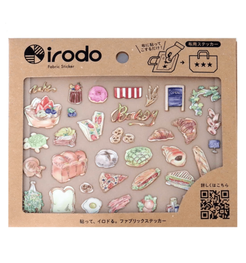 Fabric Sticker Set Food / irodo
