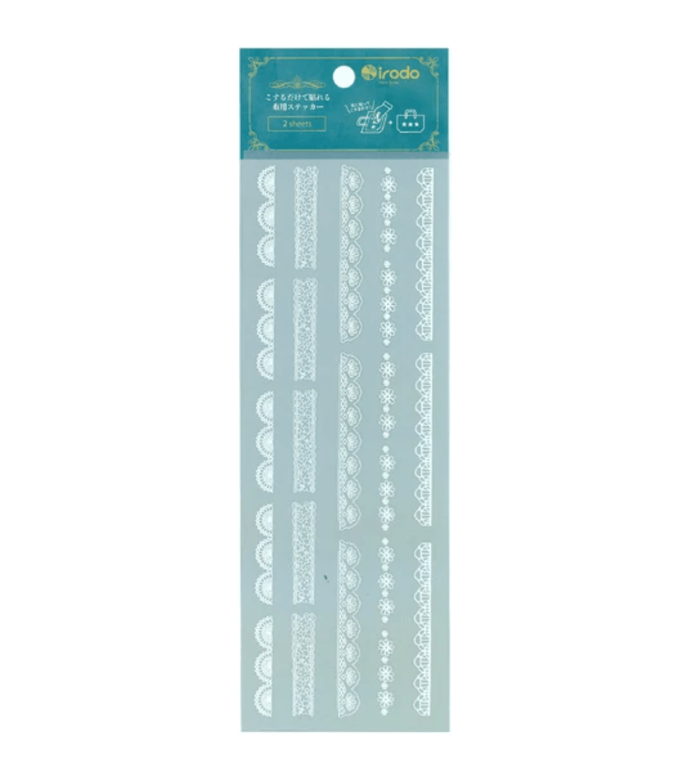 Fabric Sticker Set Lace / irodo