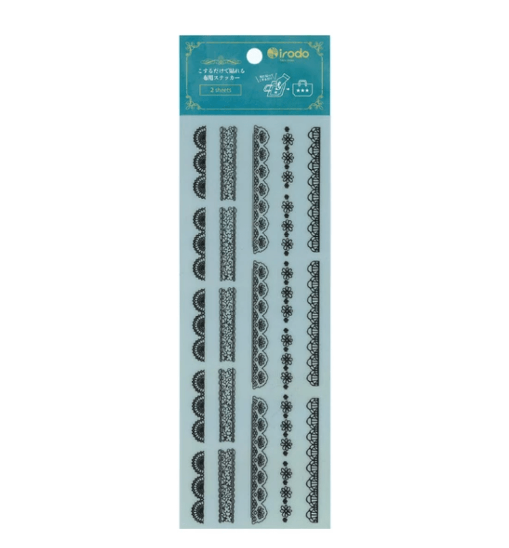 Fabric Sticker Set Lace / irodo