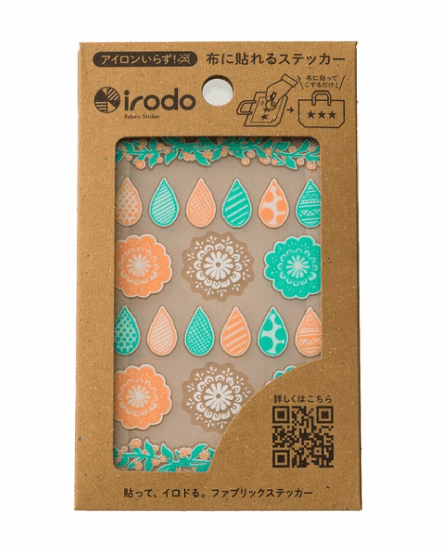 Fabric Sticker Set Lace Pattern / irodo