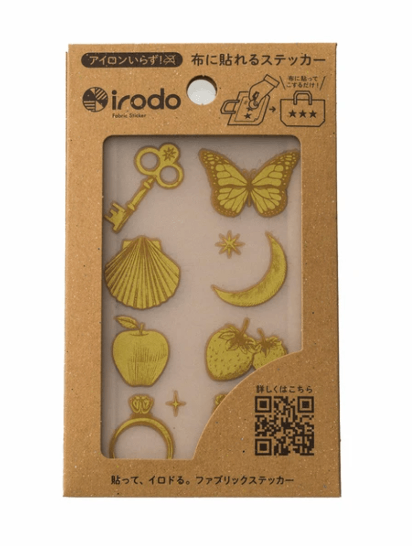 Fabric Sticker Set Lucky Motif / irodo