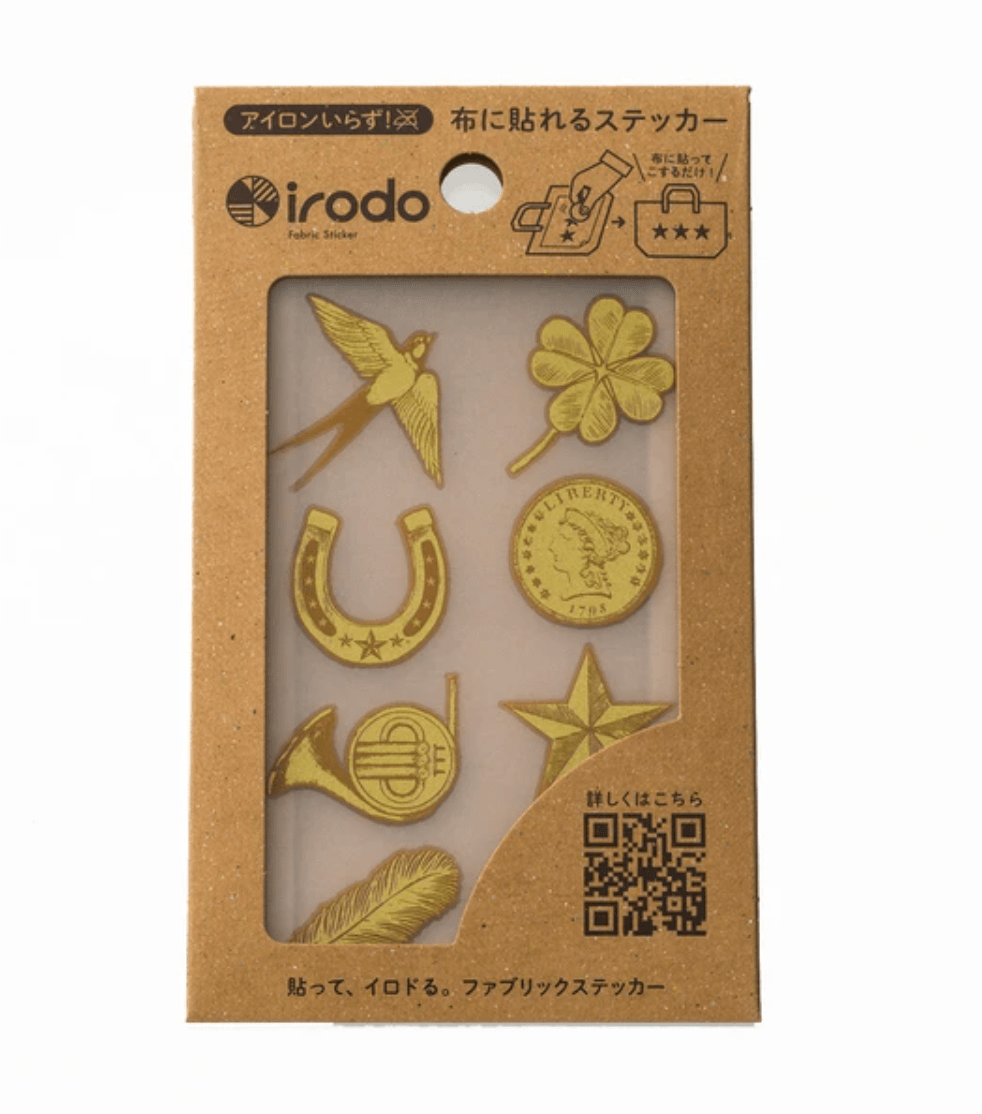 Fabric Sticker Set Lucky Motif / irodo