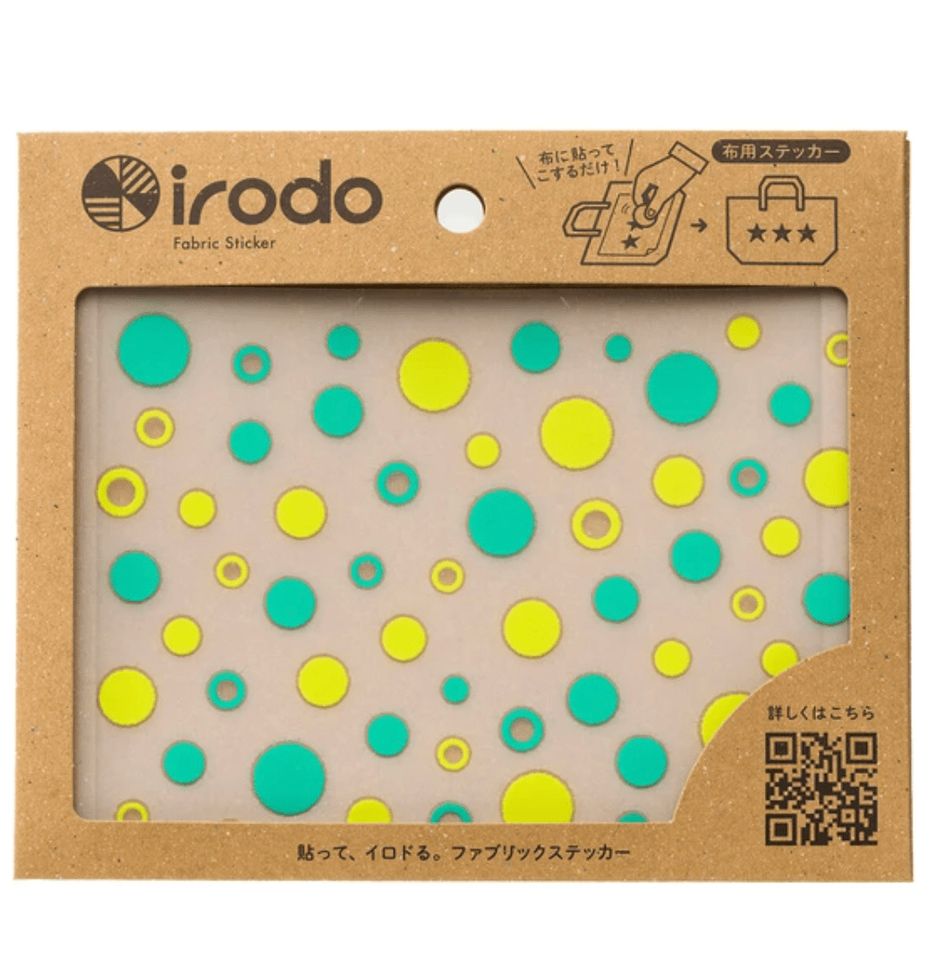 Fabric Sticker Set Shower Dot / irodo