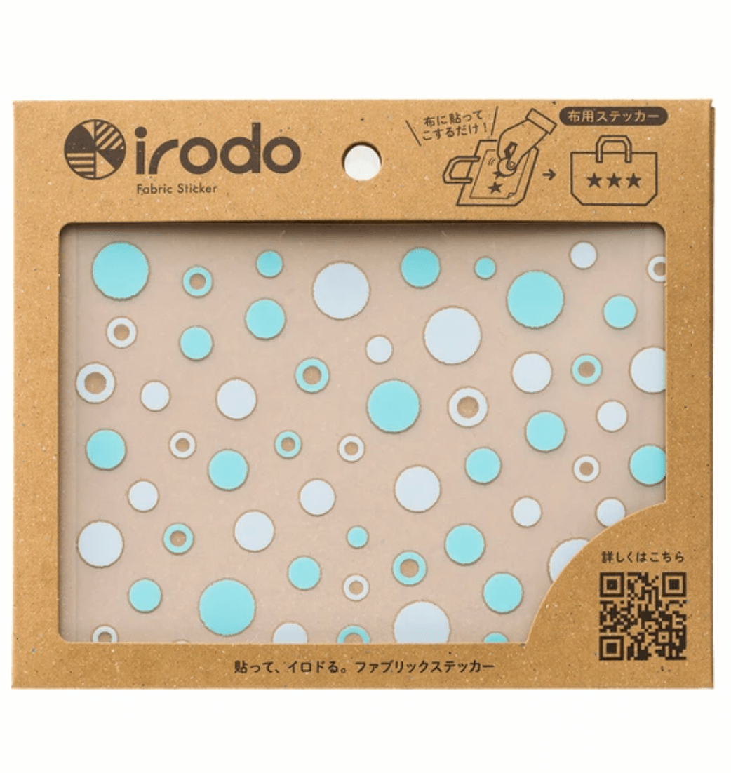 Fabric Sticker Set Shower Dot / irodo