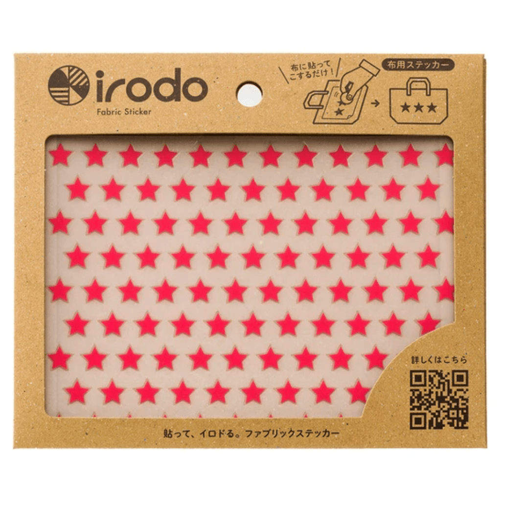Fabric Sticker Set Star / irodo