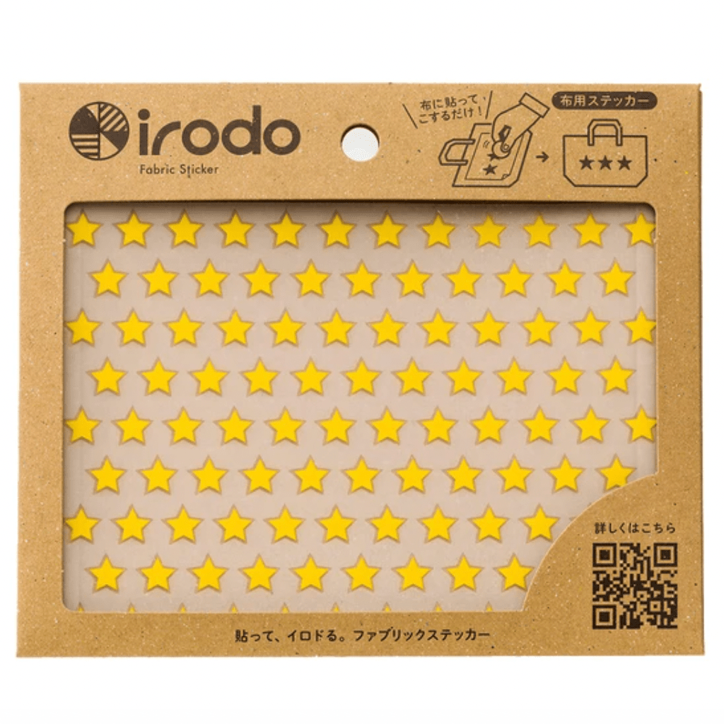 Fabric Sticker Set Star / irodo