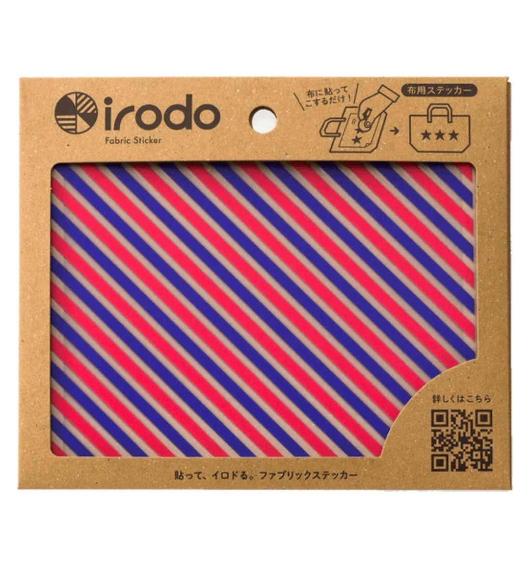 Fabric Sticker Set Stripe / irodo