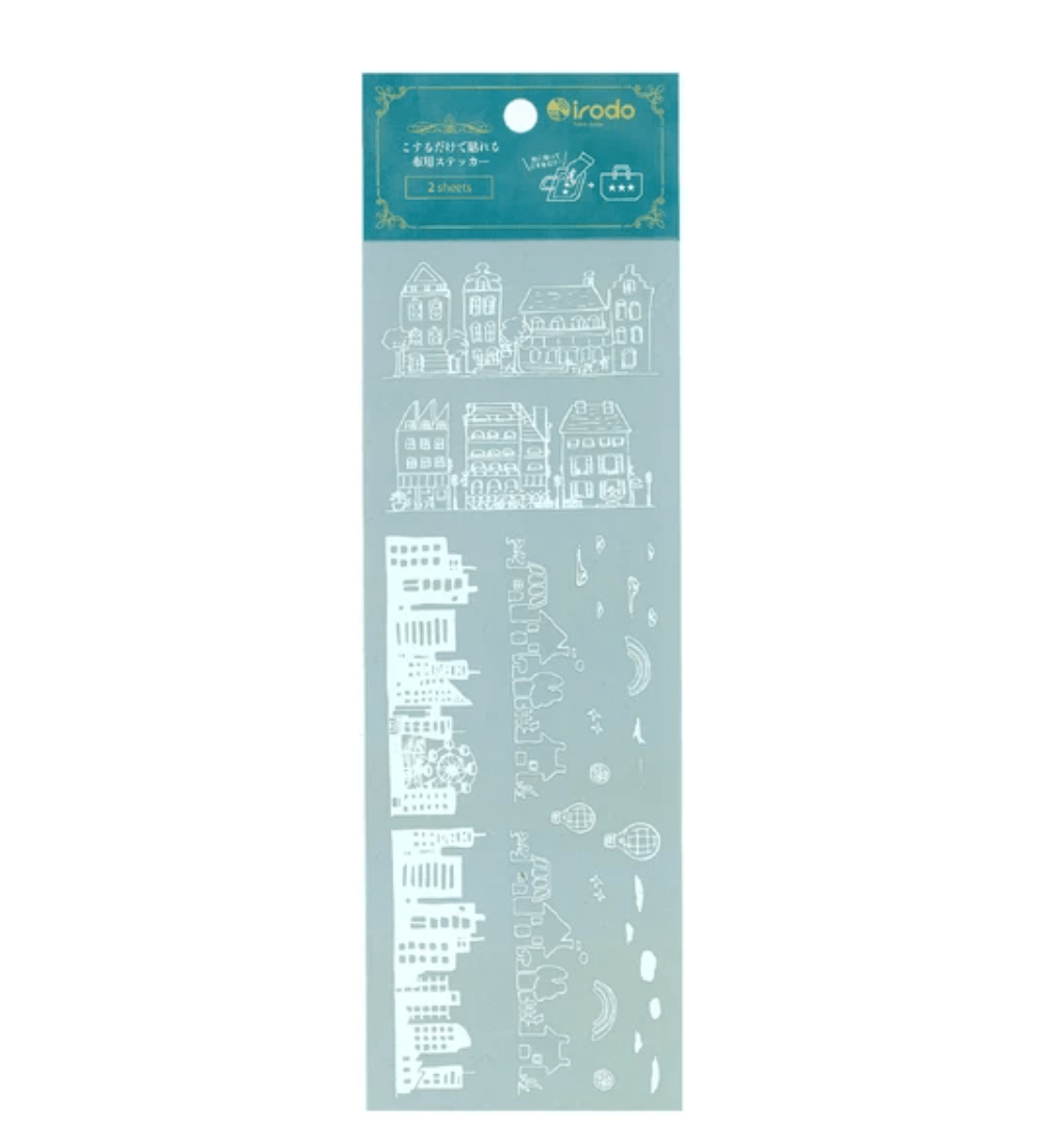 Fabric Sticker Set Town / irodo