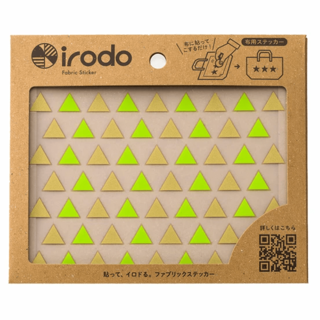 Fabric Sticker Set Triangle / irodo