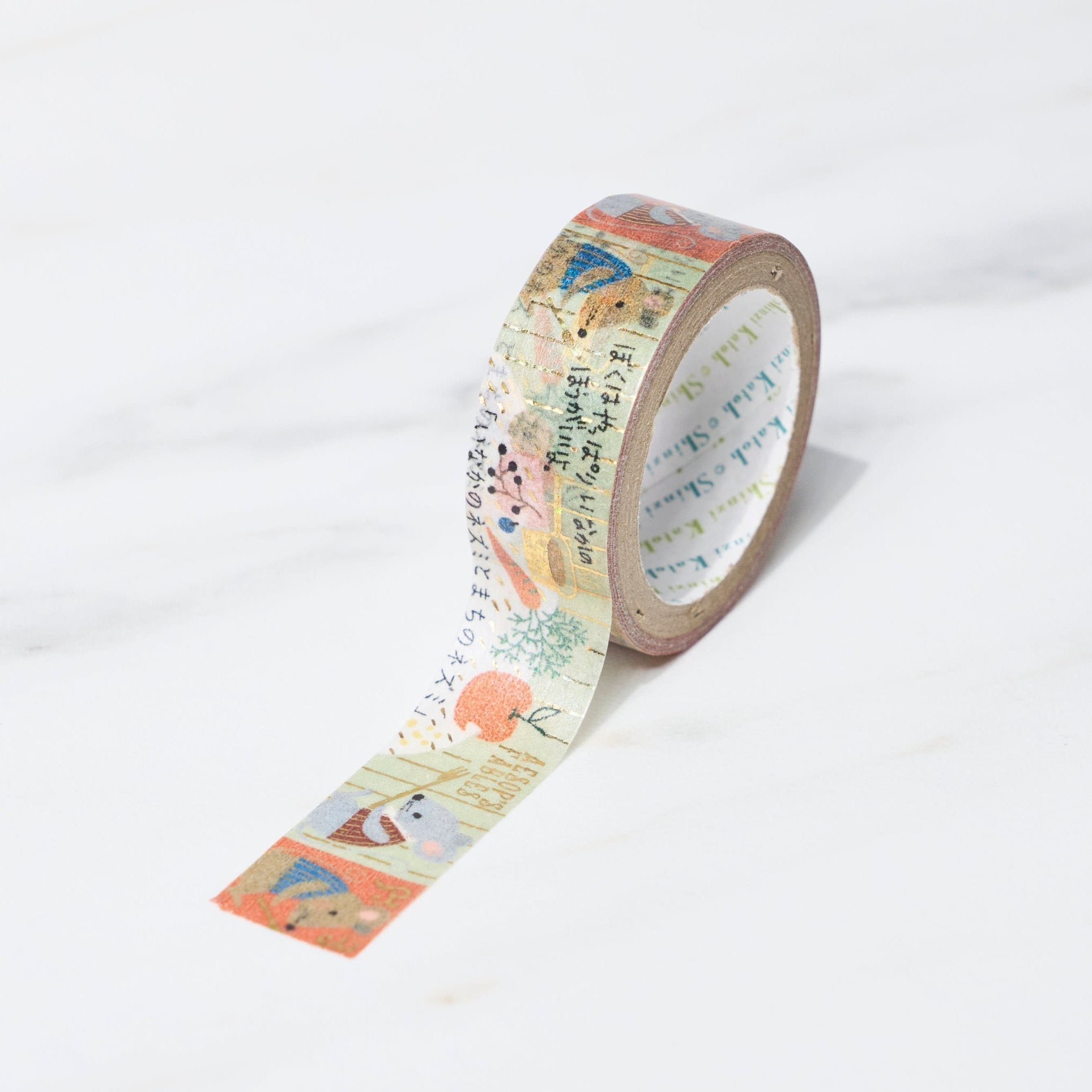 "Fairy Tale Gems" Aesop Masking Tape Shinzi Katoh Kirapika / Seal Do
