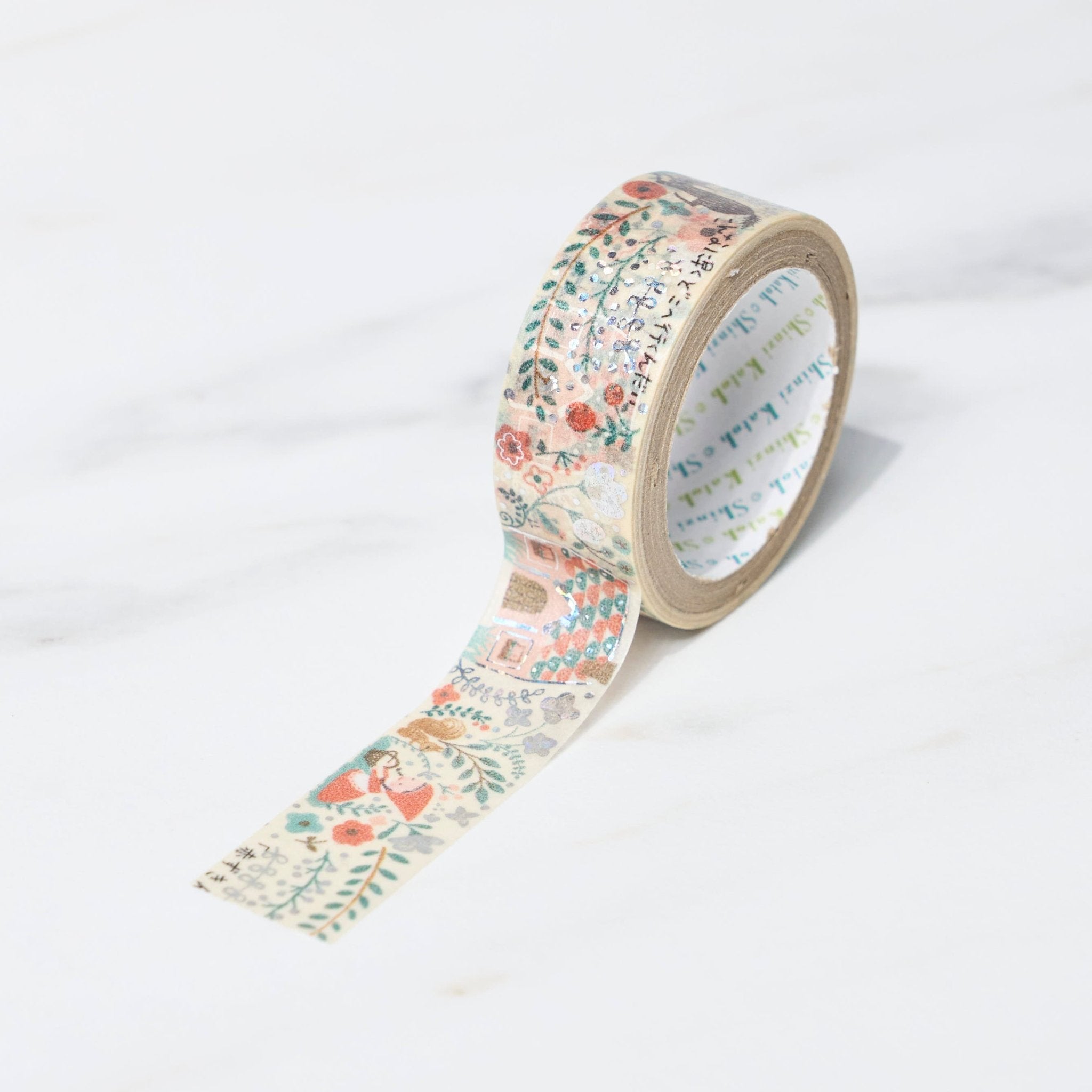 "Fairy Tale Gems" Grimm Masking Tape Shinzi Katoh Kirapika / Seal Do