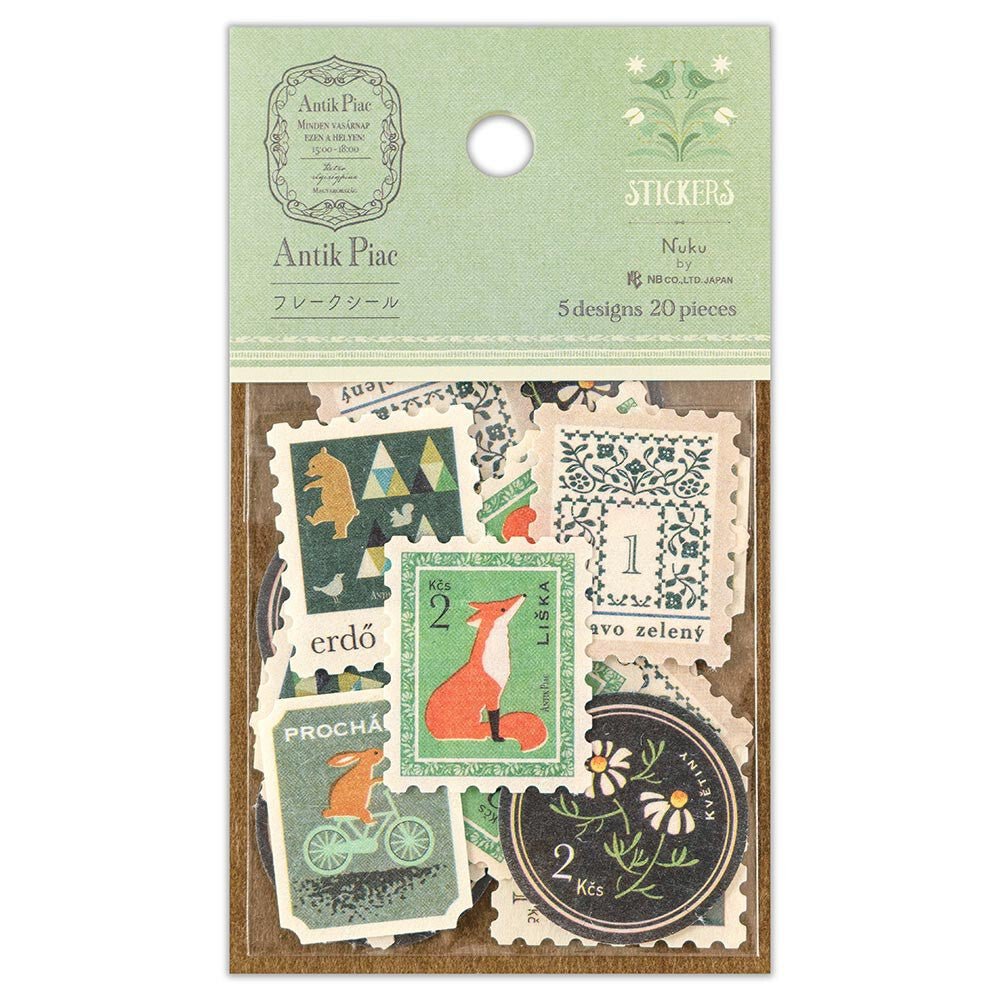 Antique Flake Stickers / NB