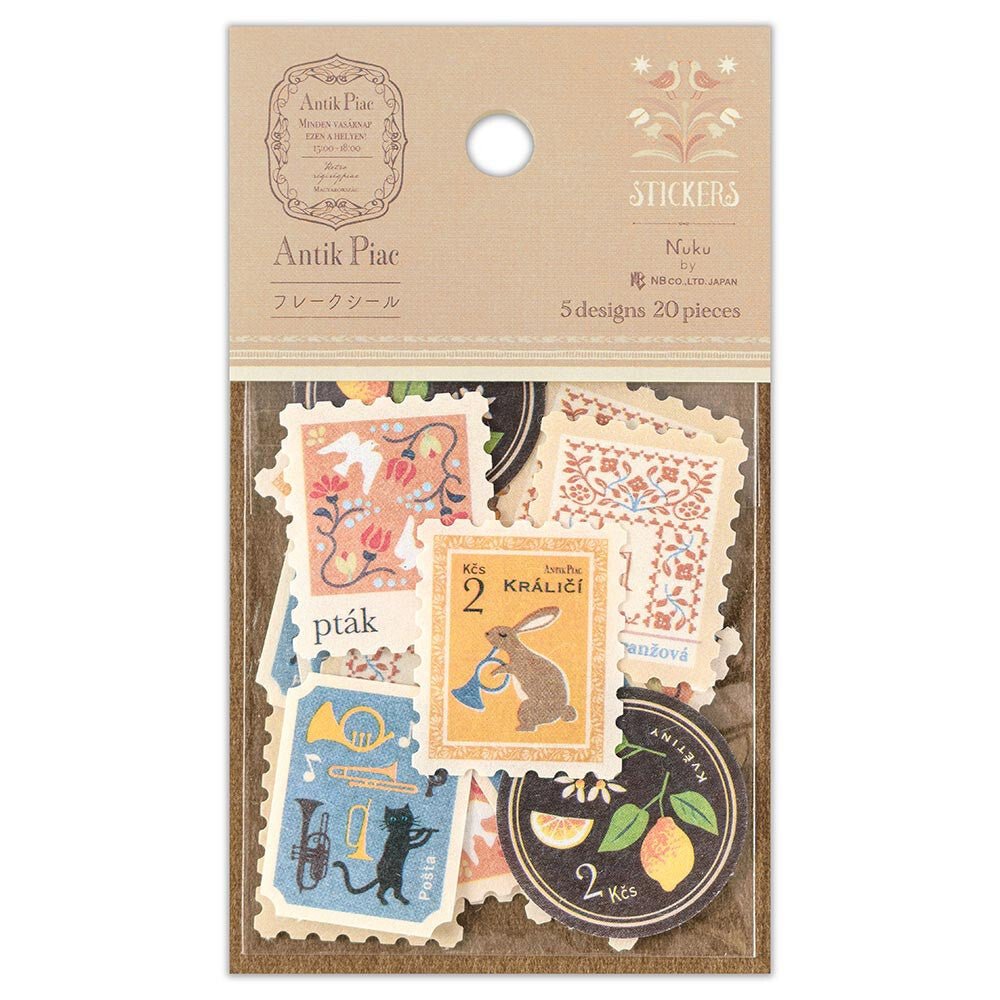 Antique Flake Stickers / NB