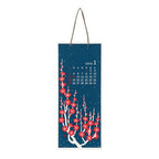 Floral Echizen Washi Paper Calendar 2026 / MIDORI