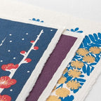 Floral Echizen Washi Paper Calendar 2026 / MIDORI