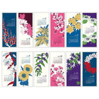 Floral Echizen Washi Paper Calendar 2026 / MIDORI