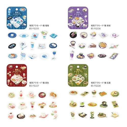BGM Foil Stamping "Kissa A La Mode: Miyabi" Flake Stickers / BGM