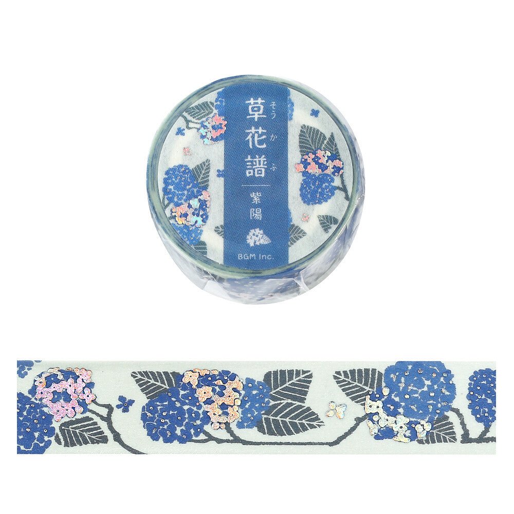 BGM Botanical Notes Foil Masking Tape / BGM