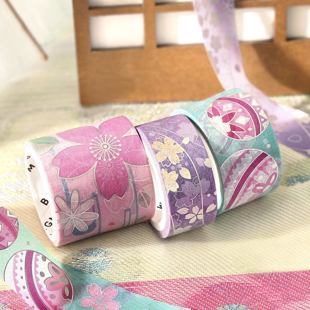 BGM Kimono Pattern Series Volume 2 Foil Masking Tape Set / BGM