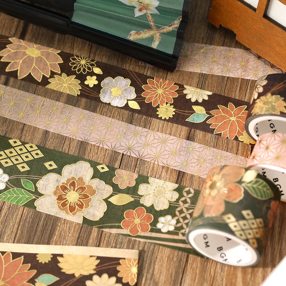 BGM Kimono Pattern Series Volume 2 Foil Masking Tape Set / BGM