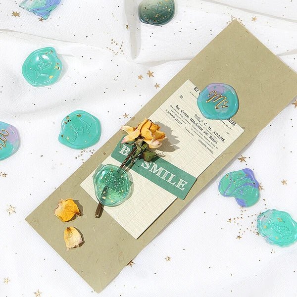 Foil Stamping "Phantom Flower" Sealing Sticker / BGM