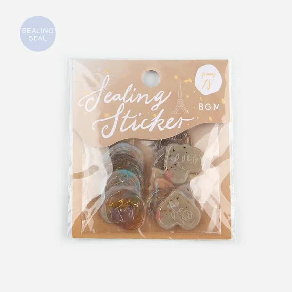 Foil Stamping "Phantom Flower" Sealing Sticker / BGM