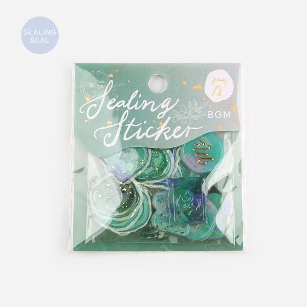 Foil Stamping "Phantom Flower" Sealing Sticker / BGM
