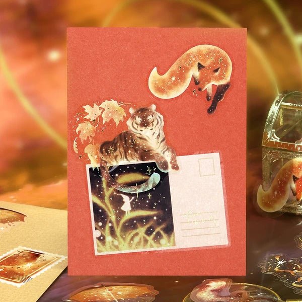 Foil Stamping "Stardust Magic" Clear Stickers / BGM