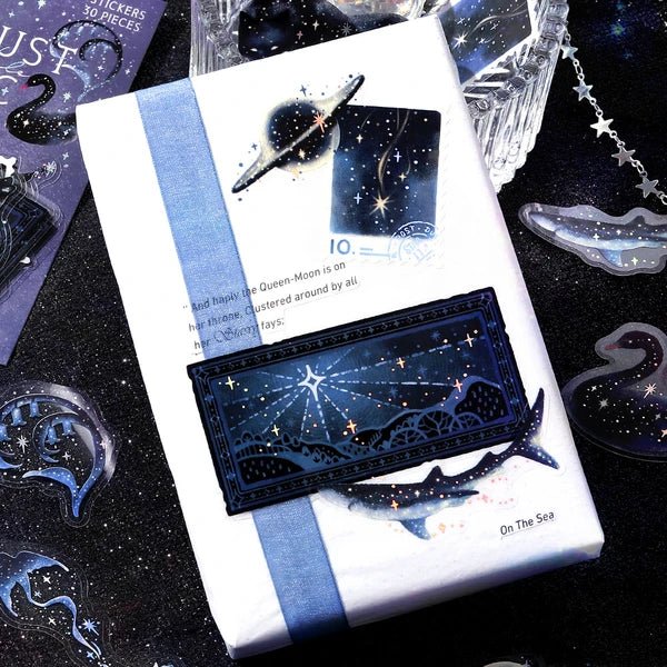Foil Stamping "Stardust Magic" Clear Stickers / BGM