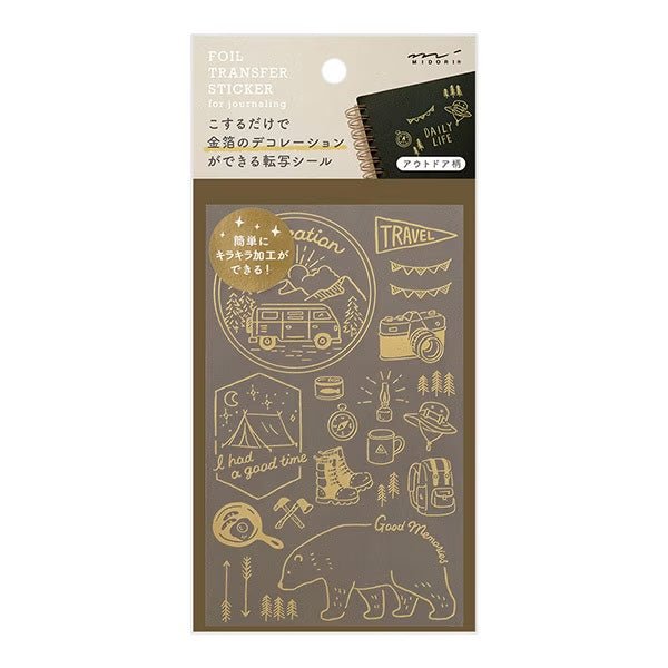 Foil Transfer Stickers / MIDORI