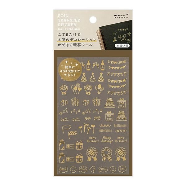 Foil Transfer Stickers / MIDORI