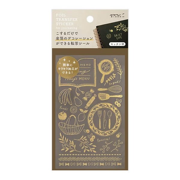 Foil Transfer Stickers / MIDORI