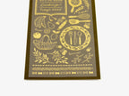 Midori Gold Foil Transfer Stickers