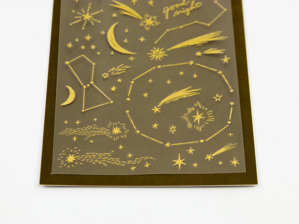Midori Gold Foil Transfer Stickers