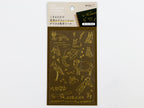 Midori Gold Foil Transfer Stickers
