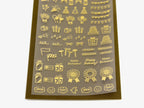Midori Gold Foil Transfer Stickers