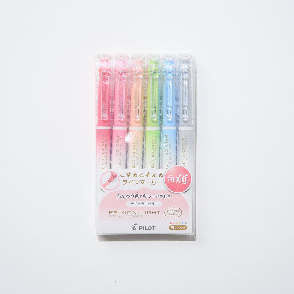 Frixion Light Natural 6 Color Set / Pilot