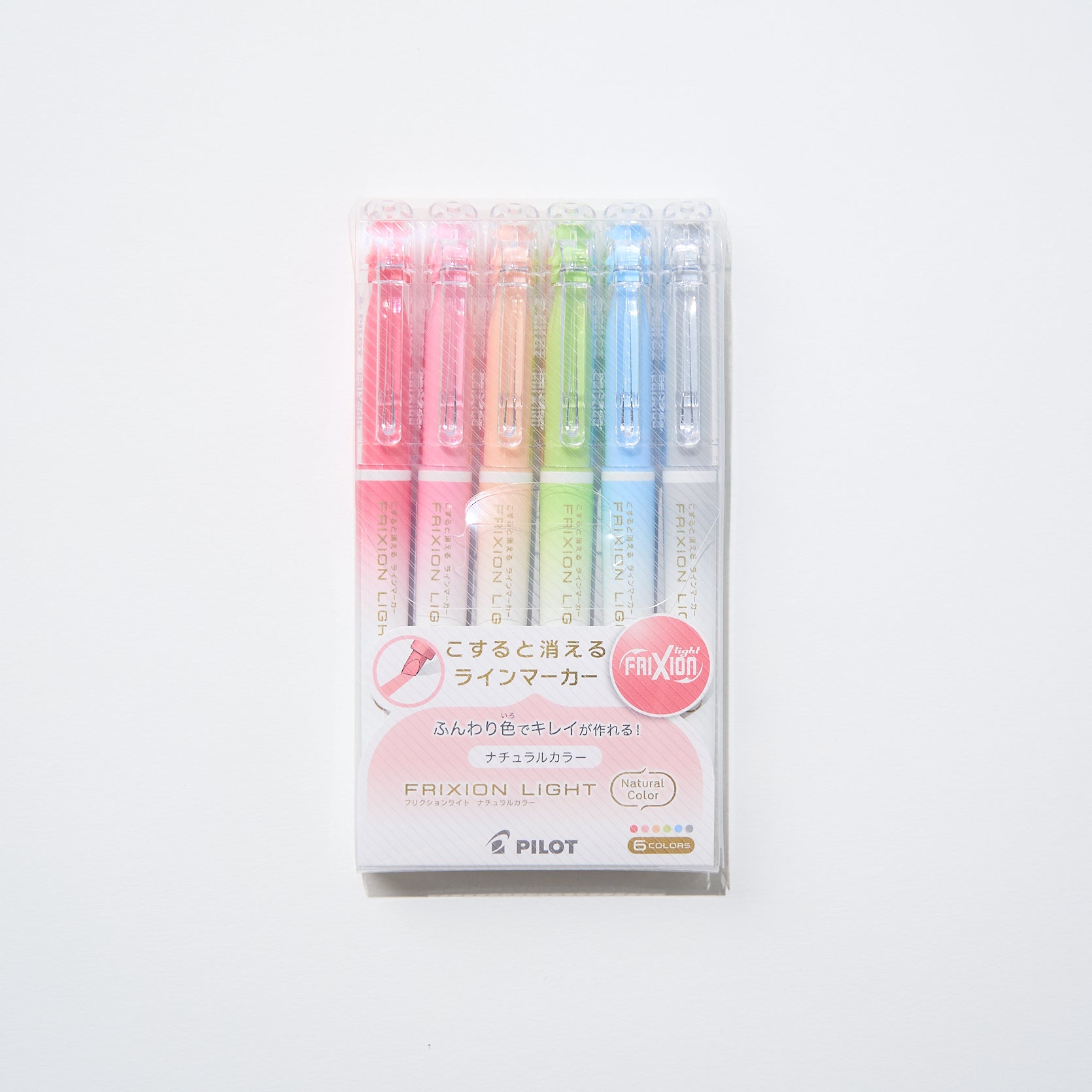 Frixion Light Natural 6 Color Set / Pilot
