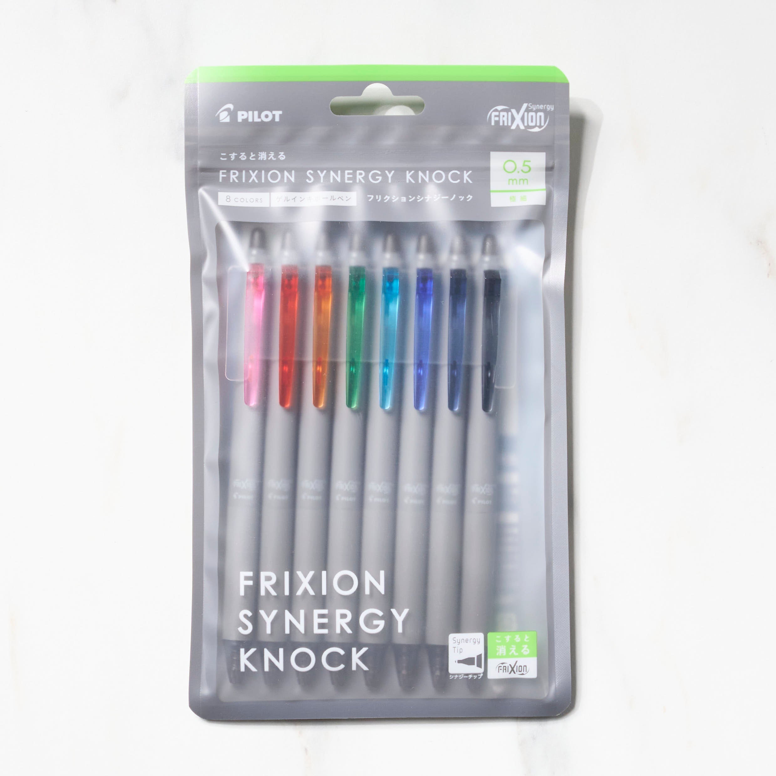Frixion Synergy Knock 8 Color Ballpoint Pen Set / Pilot