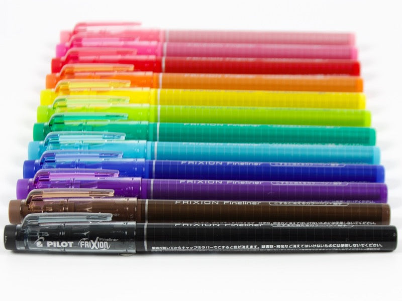 Erasable Frixion Fineliner 12 Color Set