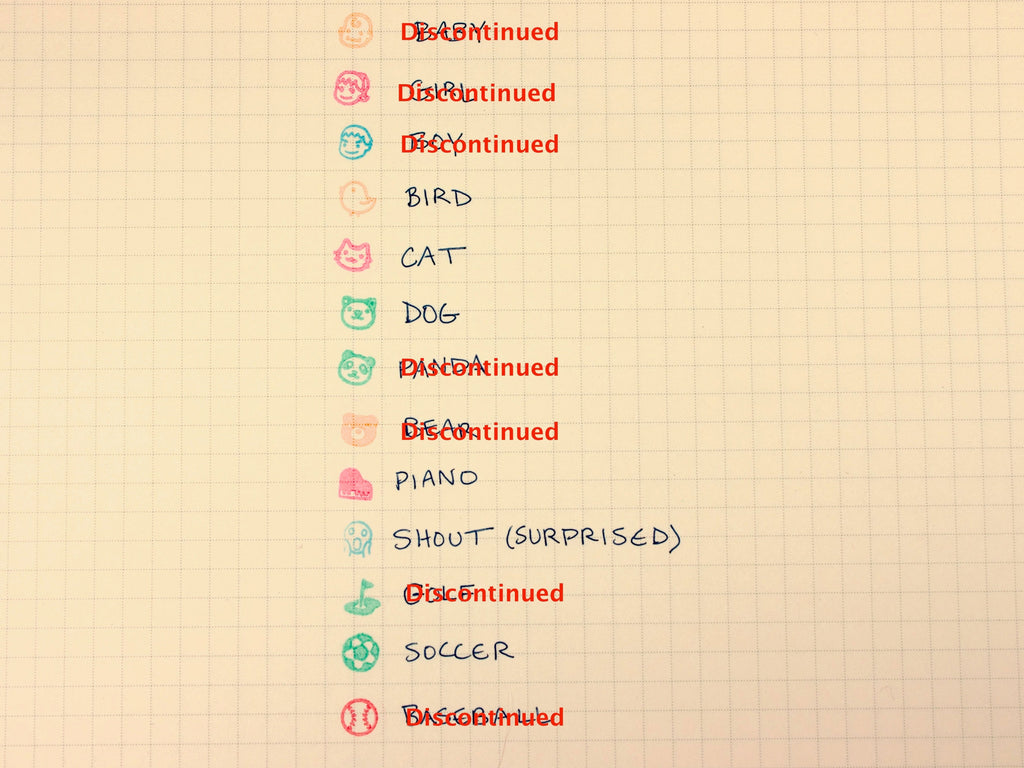 Frixion Planner Stamps